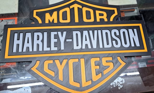 3D Printed Harley Davidson Wall Art