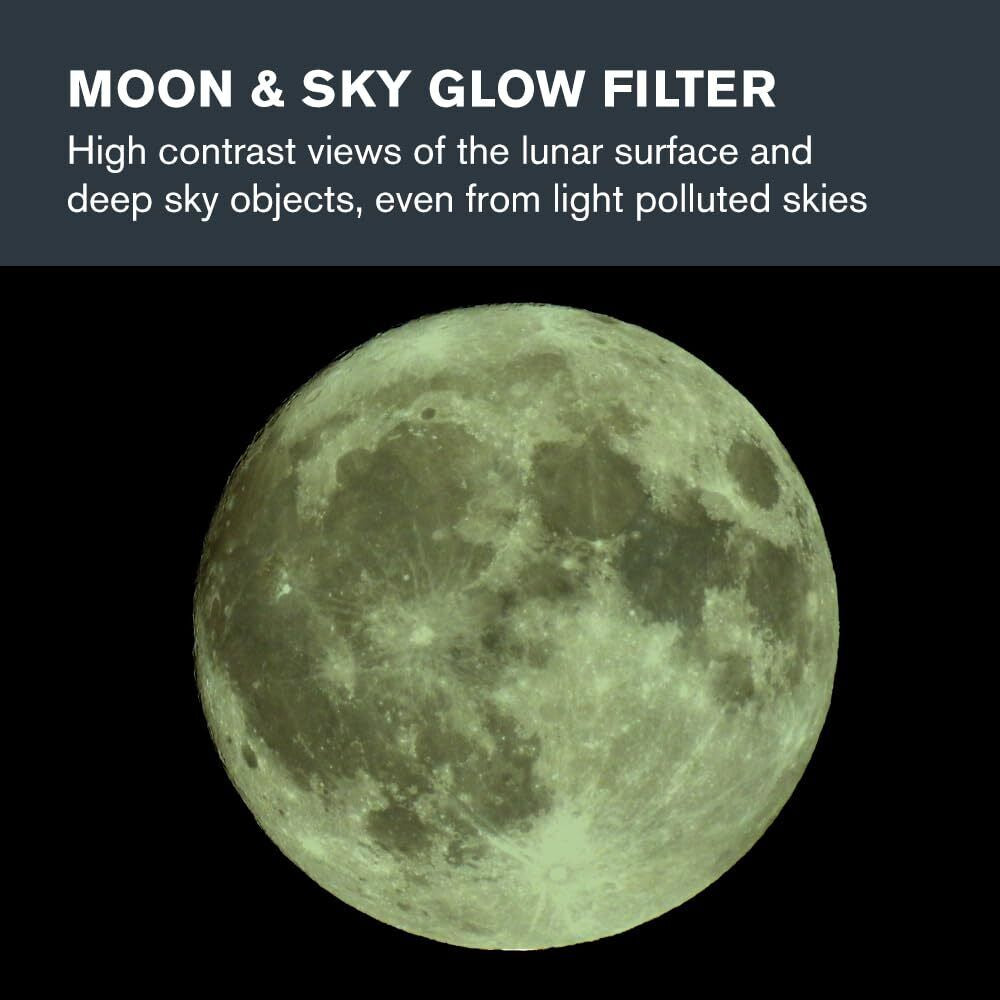 Celestron – Telescope Moon Filter – Eyepiece Accessory – Reduces Moon Glare A...