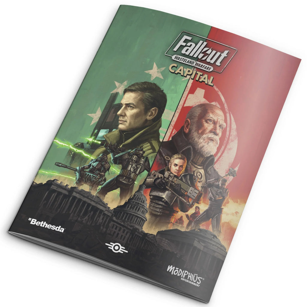 Fallout Wasteland Warfare: Capital Rules Expansion - RPG Book & 135 New Cards, New Scenarios & Regions