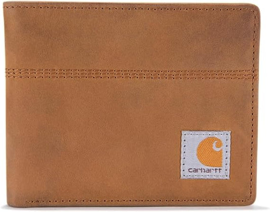 Carhartt Men's B0000207 Saddle Leather Bifold Wallet