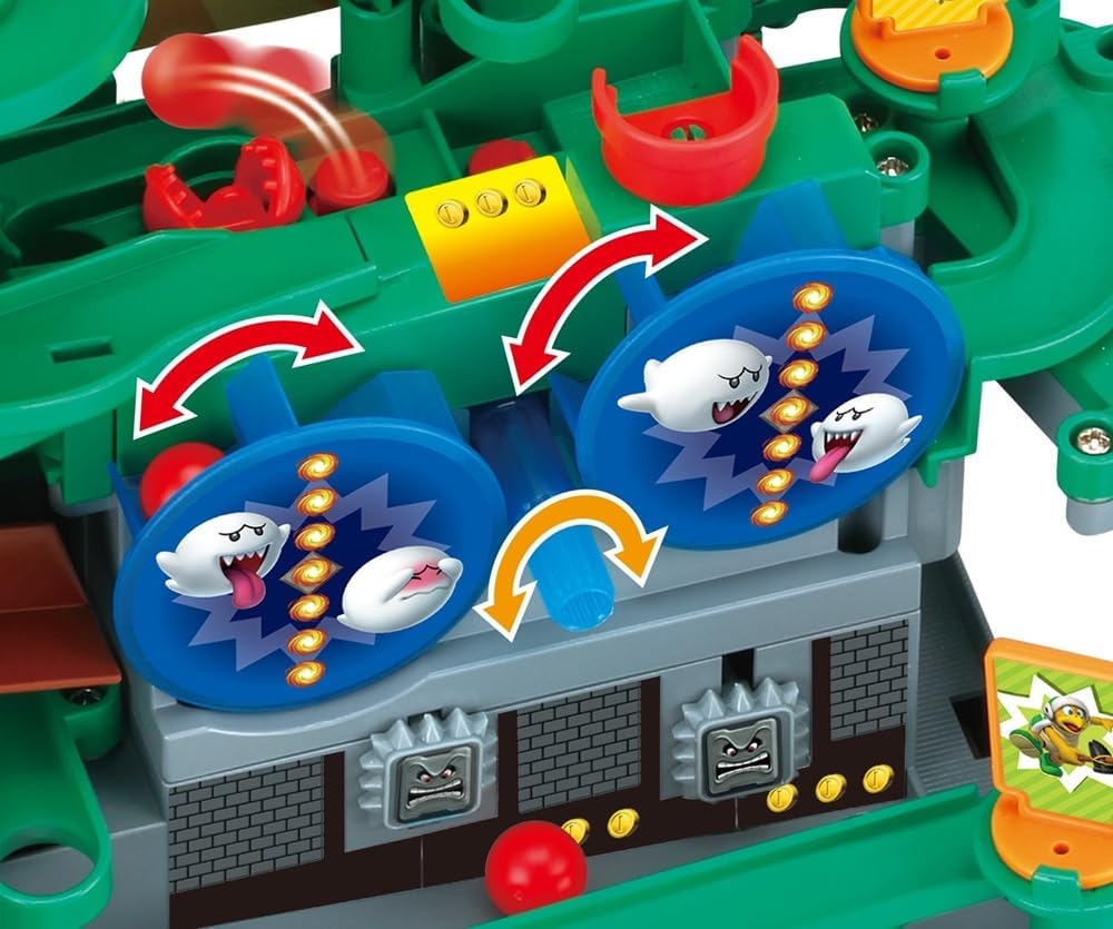 Super Mario Adventure Game DX - Tabletop Skill and Action Game with Collectible Action Figures