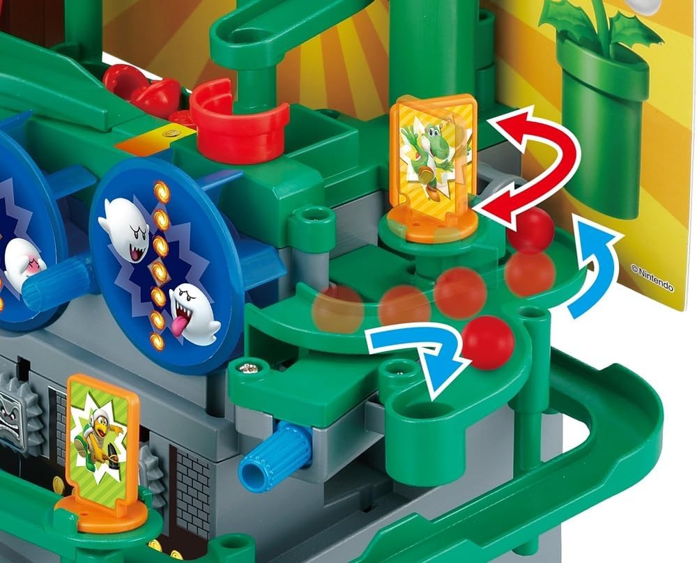 Super Mario Adventure Game DX - Tabletop Skill and Action Game with Collectible Action Figures