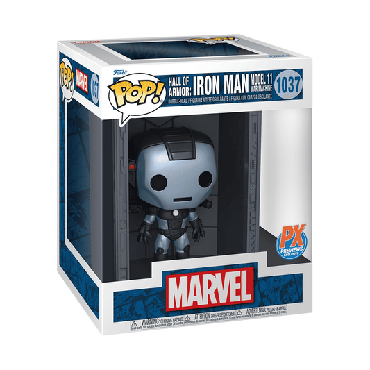 Funko Pop! Marvel Iron Man figure in packaging with Marvel logo
