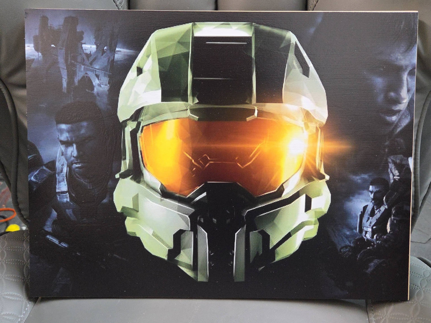 Halo Master Chief UV Resin Printed Portrait