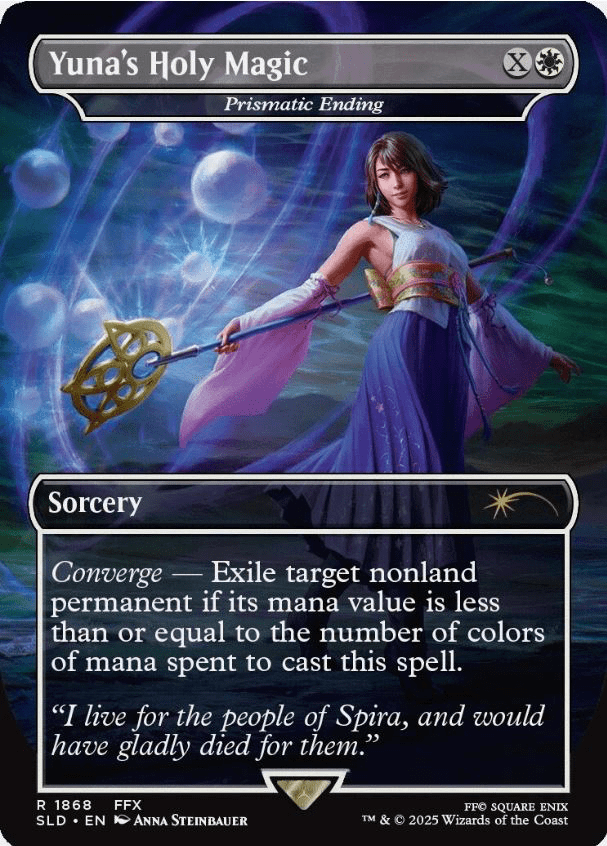 Magic the Gathering Secret Lair Final Fantasy Grimoire Foil Set (English)