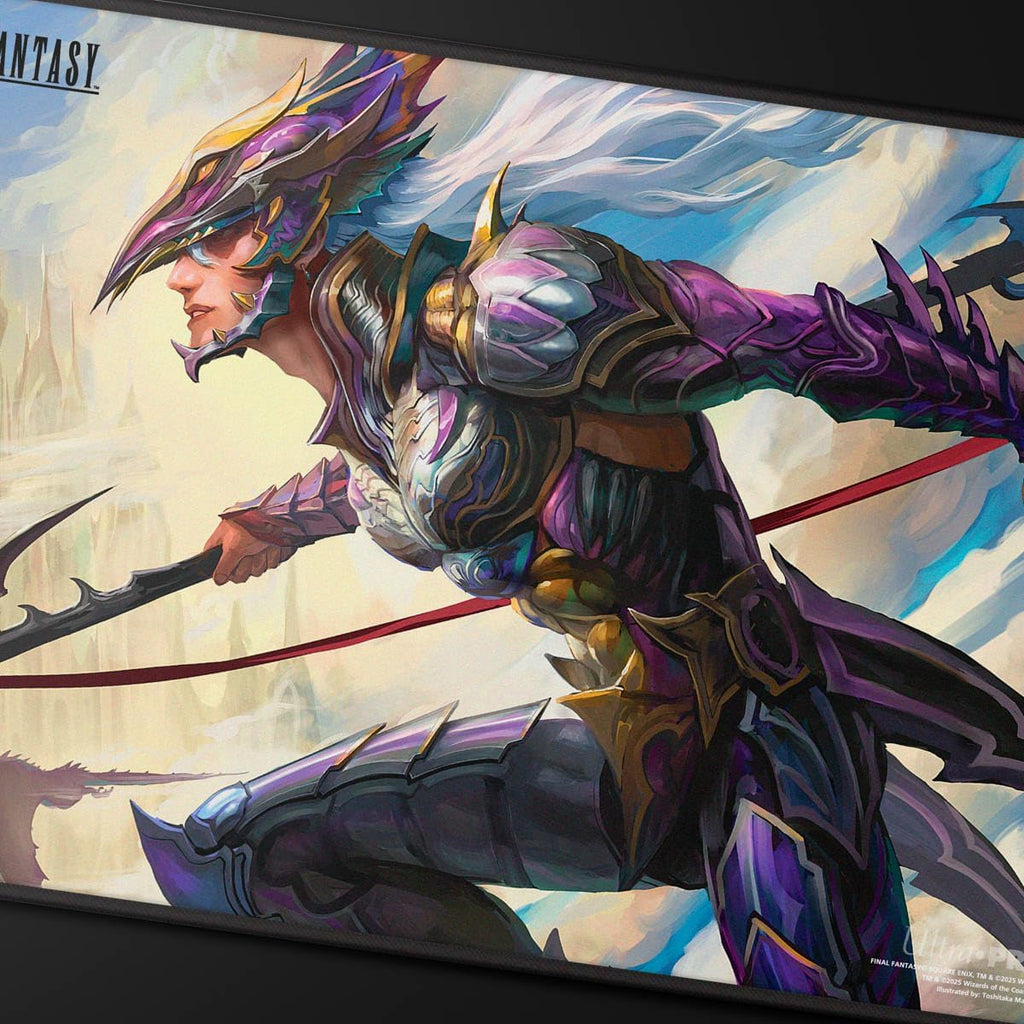 - Final Fantasy X Universes beyond Kain Highwind Black Stitched Playmat for Magic: the Gathering | Card Game Playmat, Final Fantasy Collectibles, Desk Mat Mousepad