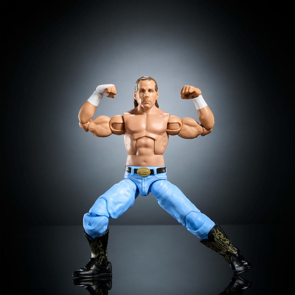 WWE Elite Collection Action Figure & Accessories, Premium Live Event Shawn Michaels Set, Summerslam with William Regal Build-A-Figure Parts