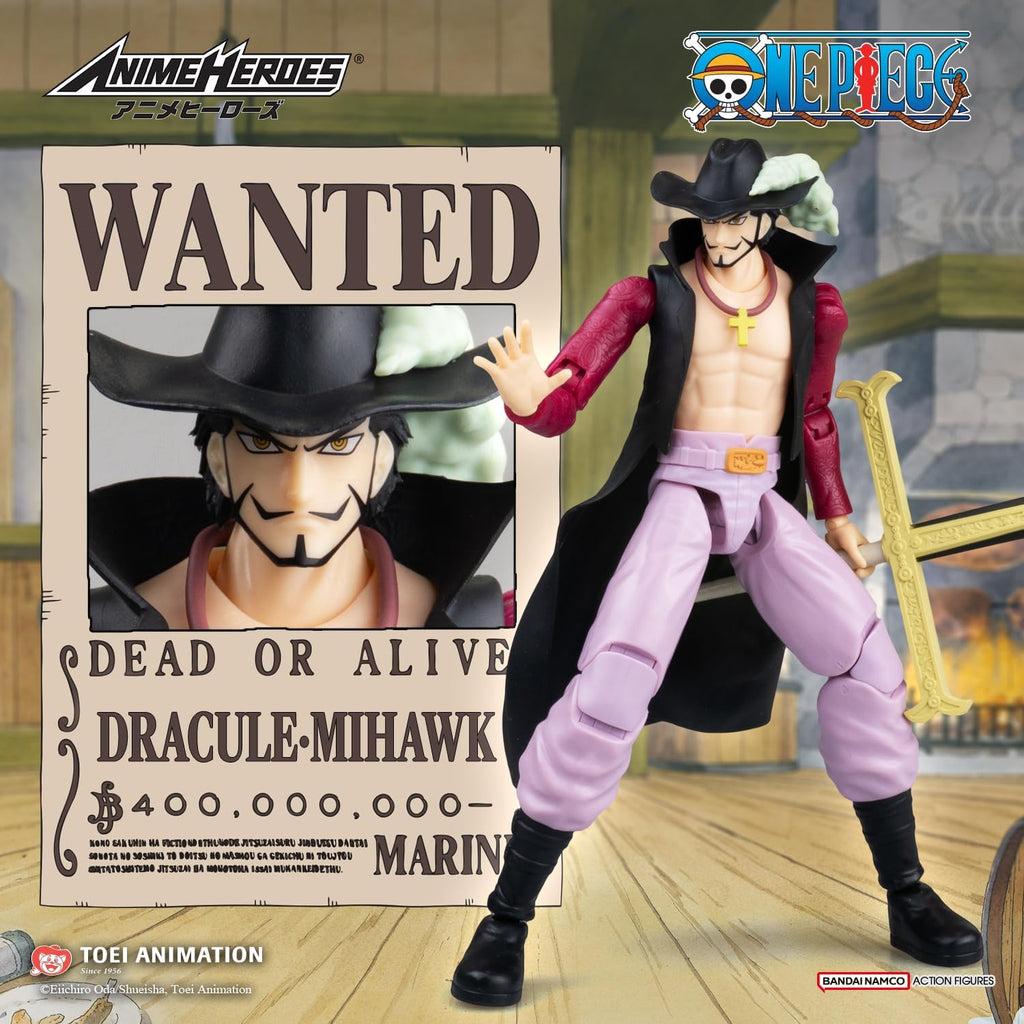 - One Piece - Dracule Mihawk Action Figure