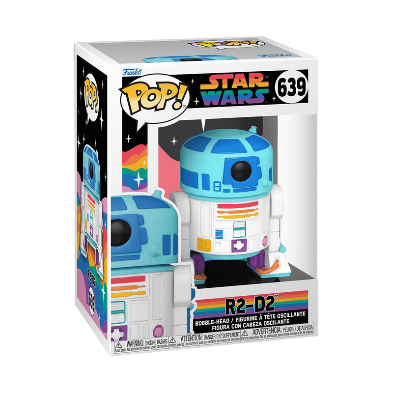 Star Wars Funko Pop! - Rainbow Pride R2-D2 #639