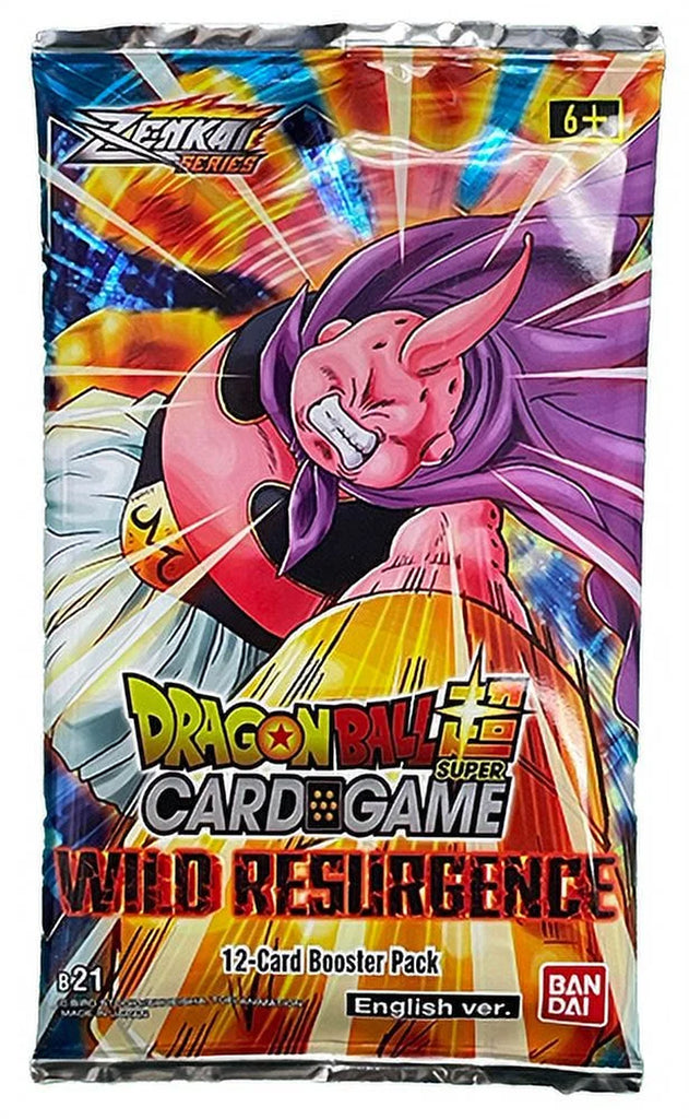 Dragon Ball Super Trading Cards - Zenkai Series Wild Resurgence B21 - PACK (12 Cards)