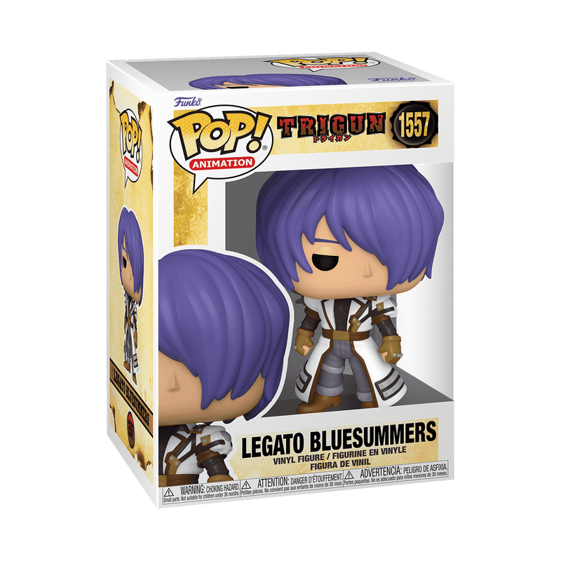 Trigun Funko Pop! Vinyl Figure Wave 2 - Legato Bluesummers #1557