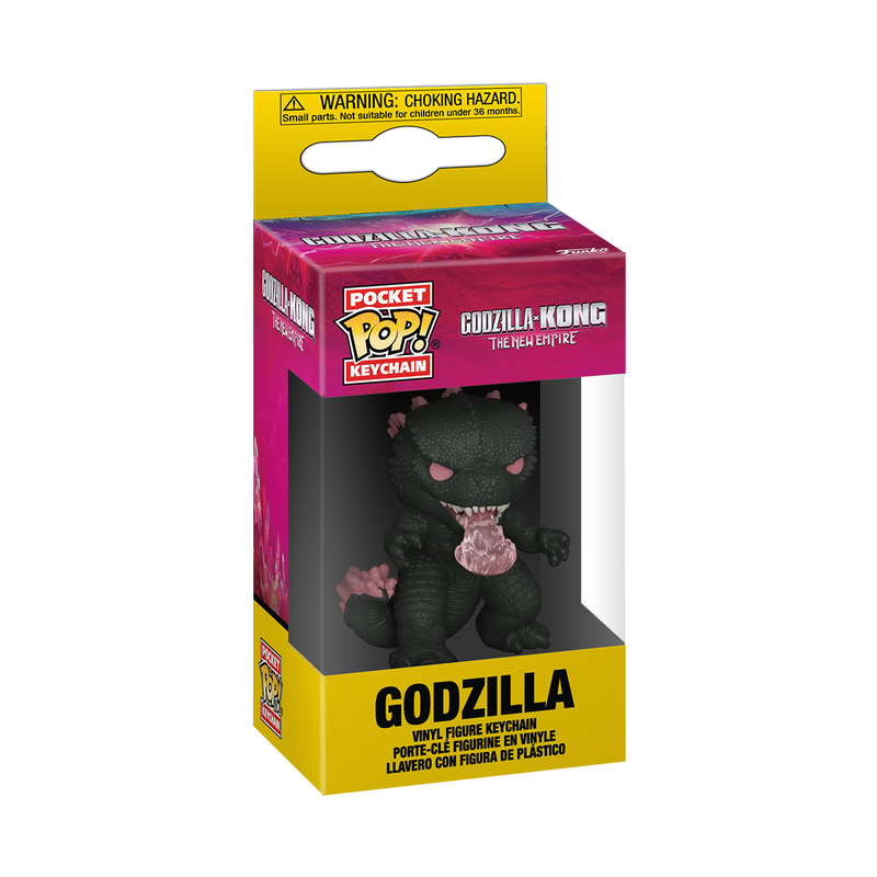 Godzilla x Kong: The New Empire Funko Pop! Godzilla Key Chain.