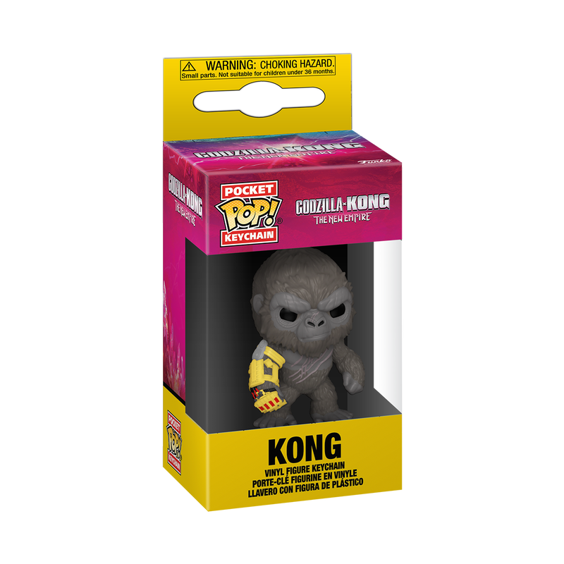 Godzilla x Kong: The New Empire Funko Pop! Kong Key Chain.