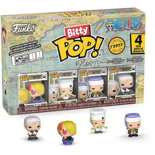 One Piece Sanji Funko Bitty Pop! Mini-Figure 4-Pack