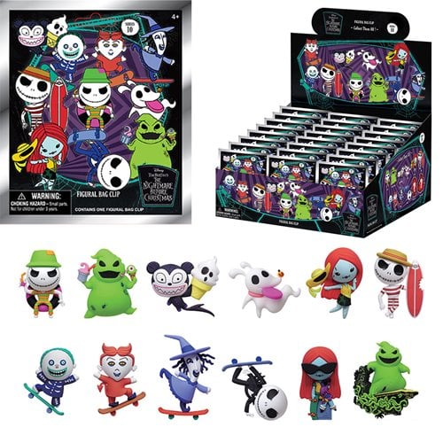 The Nightmare Before Christmas Series 10 3D Foam Bag Clip