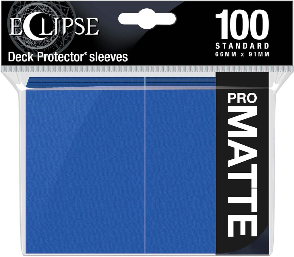 Ultra Pro E-15613 Eclipse Standard Matte Sleeves 100 Pack-Blue.