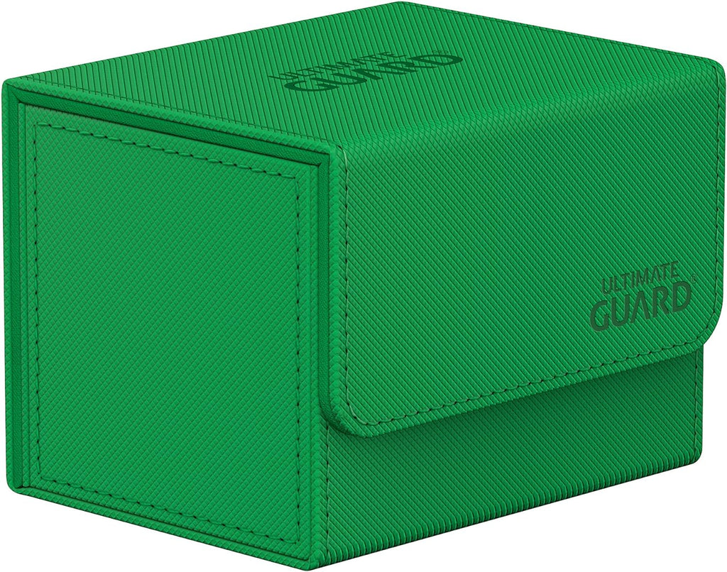 Ultimate Guard Deck Case Sidewinder 100+ Monocolor Green.