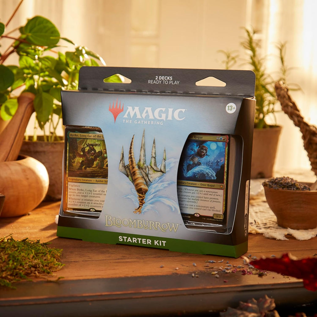 - Bloomburrow Starter Kit | Learn to Play Magic with 2 Bloomburrow-Themed Decks | 2 Player Collectible Card Game for Ages 13+