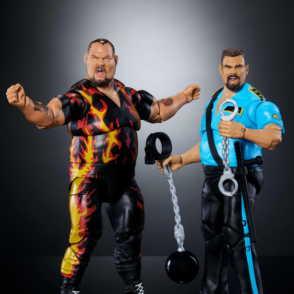 WWE Coliseum Collection Action Figure 2-Pack with Bam Bam Bigelow & Big Boss Man 6-Inch Collectibles & Accessories Including Swappable Parts (Amazon Exclusive)