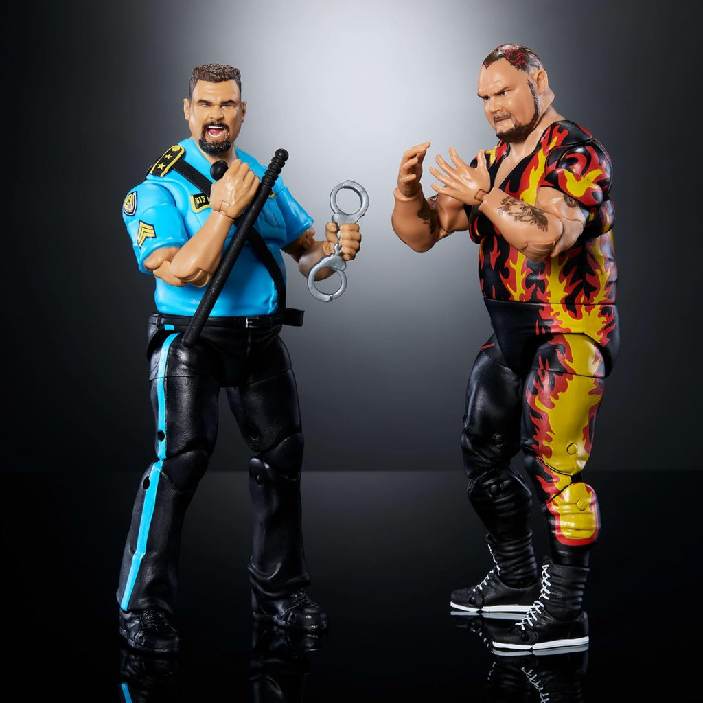 WWE Coliseum Collection Action Figure 2-Pack with Bam Bam Bigelow & Big Boss Man 6-Inch Collectibles & Accessories Including Swappable Parts (Amazon Exclusive)