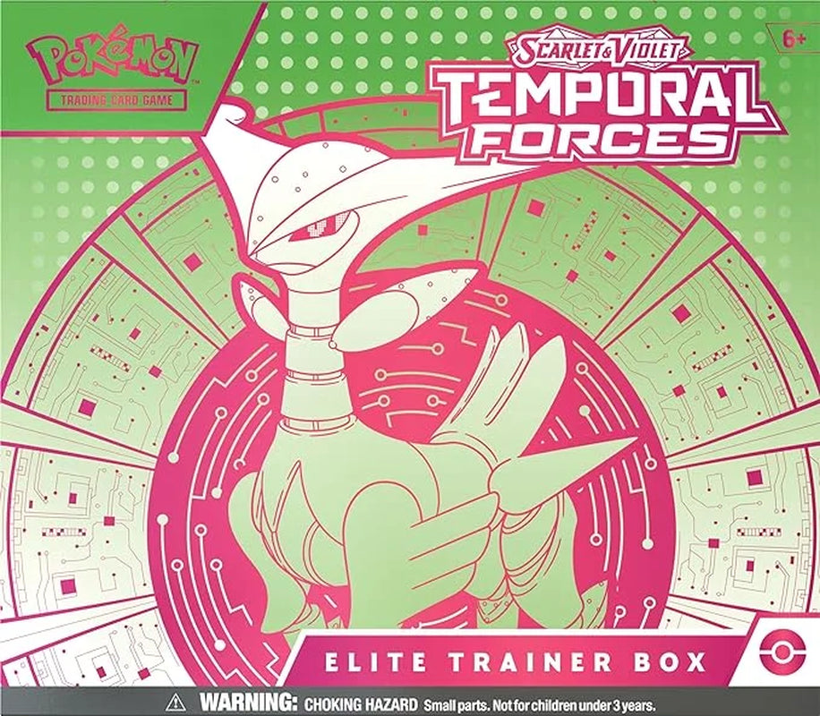 Cards Scarlet & Violet Temporal Forces - ELITE TRAINER BOX [Iron Leaves][Green]