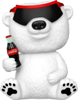 Nostalgic 90s Polar Bear Figurine.