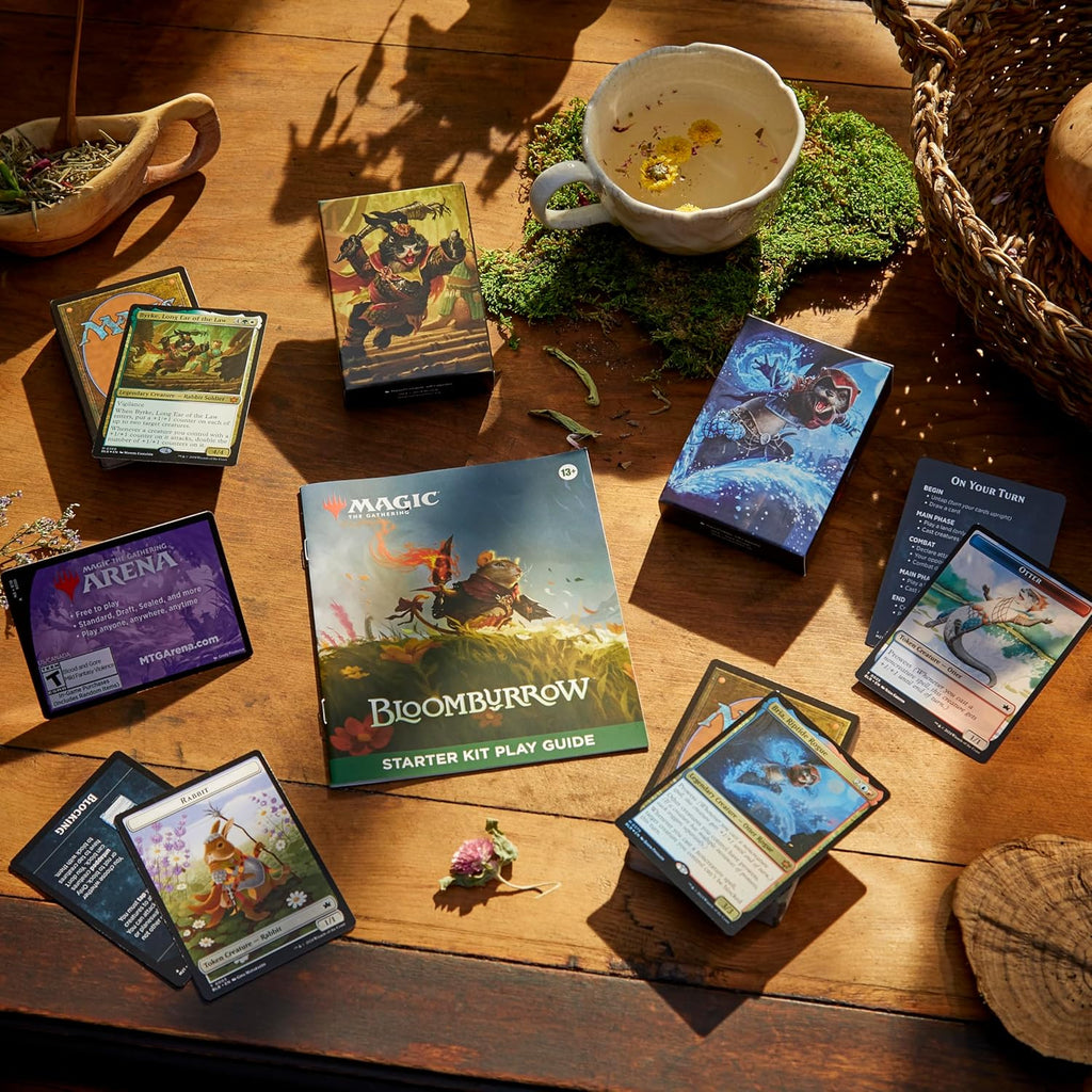 - Bloomburrow Starter Kit | Learn to Play Magic with 2 Bloomburrow-Themed Decks | 2 Player Collectible Card Game for Ages 13+