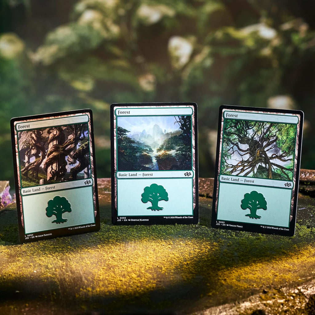 Magic the Gathering 2025 Land Station (400 Basic Land Cards)