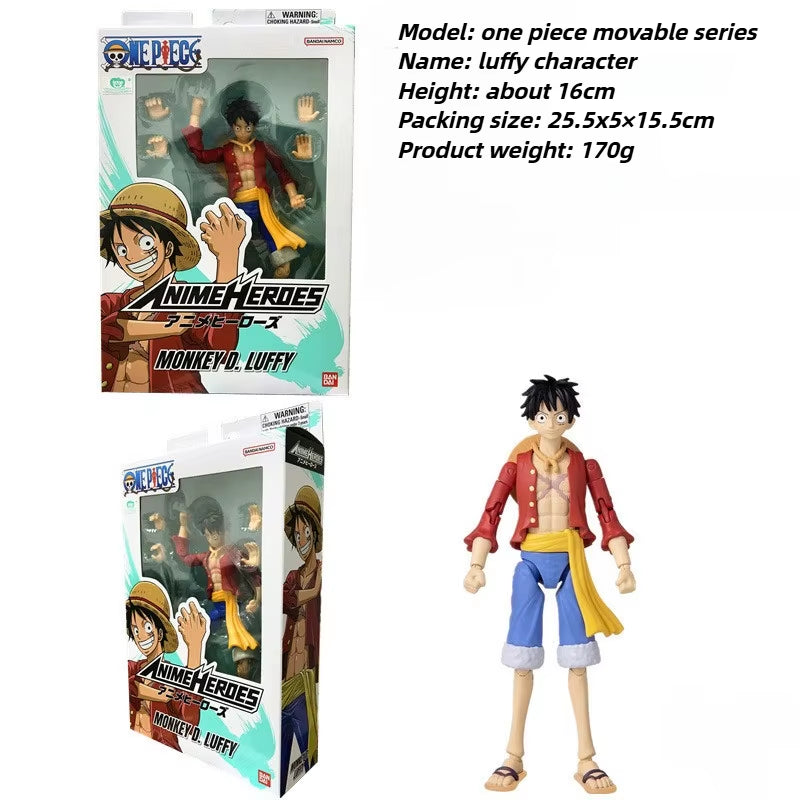 One Piece Anime Figures Monkey D Luffy Movable Figure Assembly Model Luffy Action Statue Collection Ornaments Toy Gifts for Kids