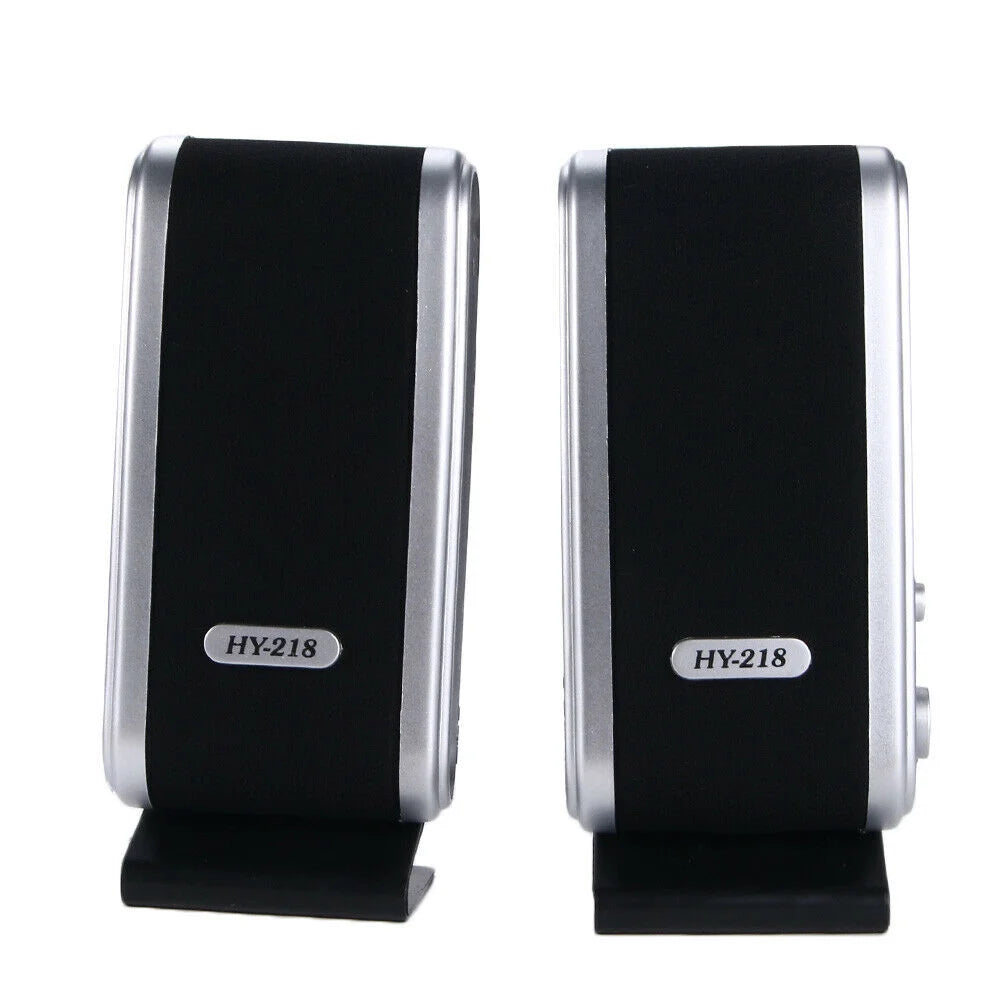 USB Power Wired Computer Speakers Stereo 3.5Mm Jack for Desktop PC Laptop New
