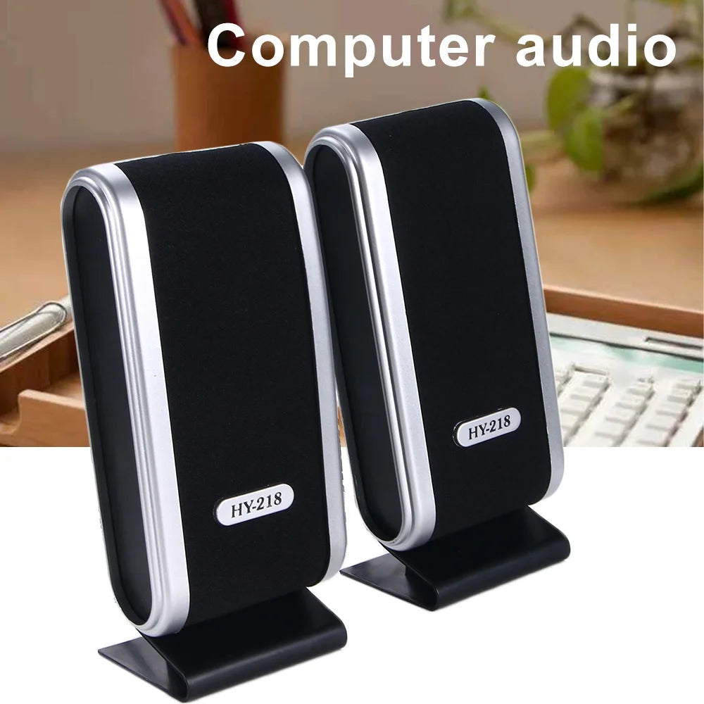 USB Power Wired Computer Speakers Stereo 3.5Mm Jack for Desktop PC Laptop New