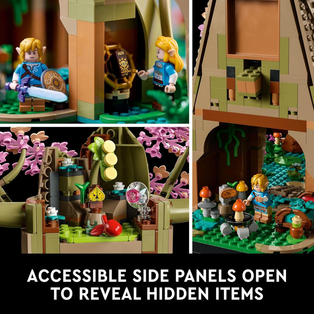 the Legend of Zelda Great Deku Tree 2In1 - Model Building Set for Adults, Ages 18+ - Collectible Zelda Kit for Home Decor, Office or Bedroom - Gift Idea for Fans of Video Game - 77092