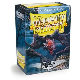 Dragon Shield 100ct Box Deck Protector Matte Black.