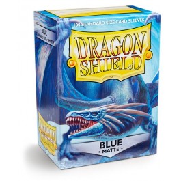 Dragon Shield 100ct Box Deck Protector Matte Blue.