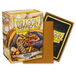 Dragon Shield 100ct Box Deck Protector Gold