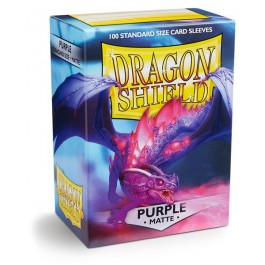 Dragon Shield 100ct Box Deck Protector Matte Purple.