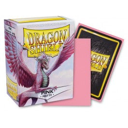 Dragon Shield 100ct Box Deck Protector Matte Pink