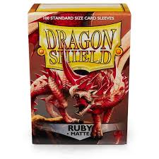 Dragon Shield 100ct Box Deck Protector Ruby.