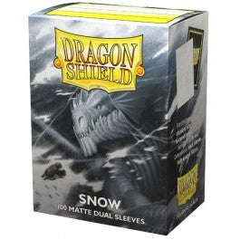 Dragon Shield 100ct Box Deck Protector Snow