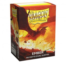 Dragon Shield 100ct Box Deck Protector Ember