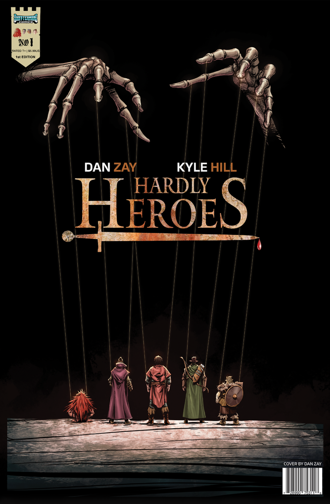 Hardly Heroes Issue #1: Dan Zay cover.