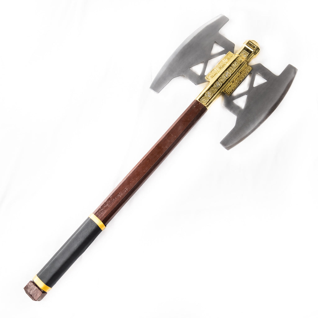 Double Axe- Labrys- Double-Bit Axe- High Carbon 1095 Steel- Mythical Amazons Axe.