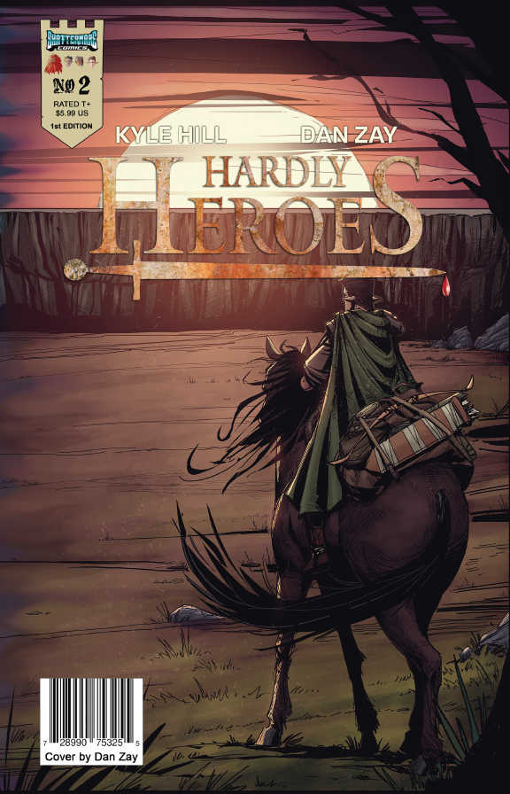Hardly Heroes Issue #2: Dan Zay Cover.