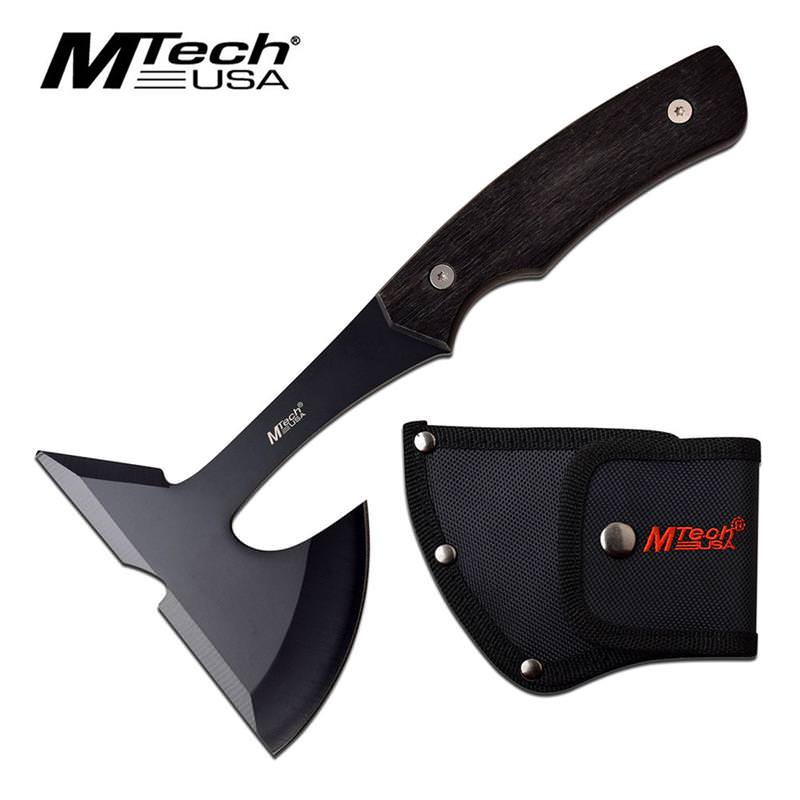 9" Black Stainless Steel Camping Axe.