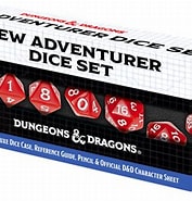 Sirius Dice: D&D New Adventurer Set - Red Dice