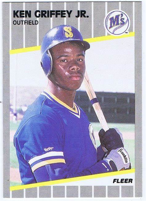 Ken Griffey Jr Rookie Card Fleer.