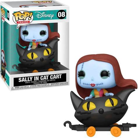 Funko Pop Train Nightmare Before Christmas Sally in Cat Cart Vinyl Figure
