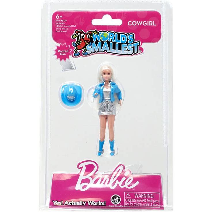 Barbie World's Smallest Cowgirl 3.5-Inch Doll