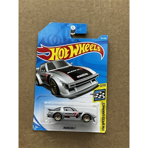 Hot Wheels HW Speed Graphics 2/10 Mazda RX-7 167/250 Silver