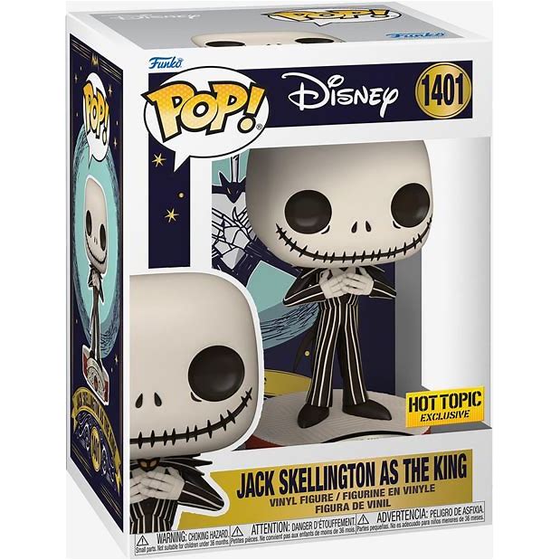 Jack Skellington as the King Funko 1401 (Hot Topic Exclusive)